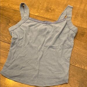 Full Tilt Gray Fitted Tank Top